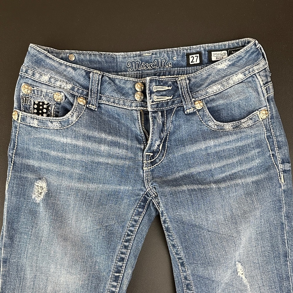 Miss Me Women's Bootcut Blue Jeans